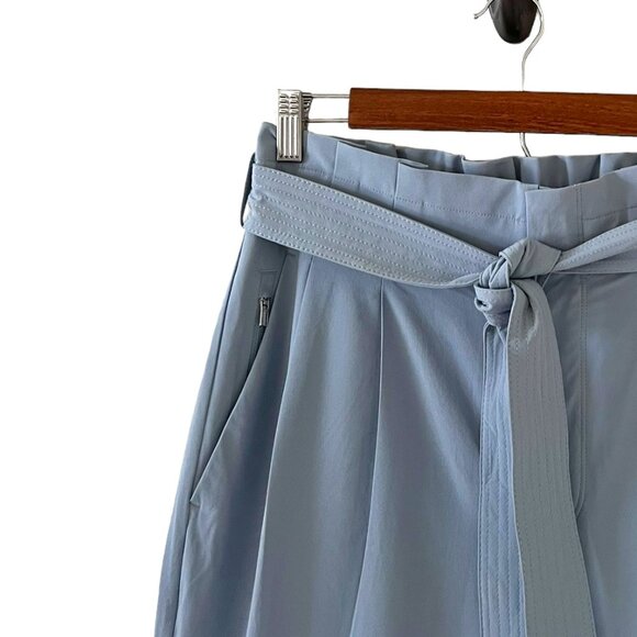 Athleta Light Blue Tie-Waist Pants - Picture 4 of 15